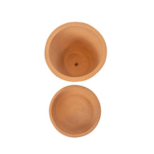 Load image into Gallery viewer, Floret Terracotta Planter w/Saucer