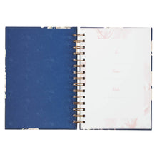 Load image into Gallery viewer, It Is Well Large Wirebound Journal in Navy