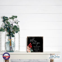 Load image into Gallery viewer, Cardinal Bereavement Until We Meet Again Shelf Sitter: Black