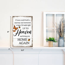 Load image into Gallery viewer, If Tears Could Build A Stairway Memorial Shelf Sitter