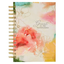 Load image into Gallery viewer, Faithfulness Pastel Watercolor Wirebound Journal