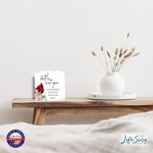 Load image into Gallery viewer, Cardinal Bereavement Until We Meet Again Shelf Sitter: Black