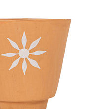 Load image into Gallery viewer, Floret Terracotta Planter w/Saucer
