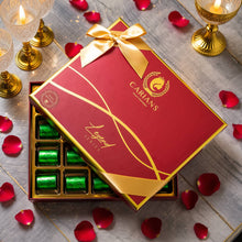 Load image into Gallery viewer, Viral Dubai Chocolate Gift Box with Gold Ribbon Wrapped