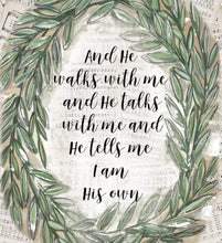 Load image into Gallery viewer, And He Walks With Me, Canvas