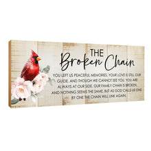 Load image into Gallery viewer, Sympathy Cardinal: The Broken Chain Shelf Sitter: White