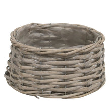 Load image into Gallery viewer, Graywashed Willow Planter - Medium