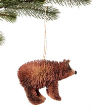 Load image into Gallery viewer, Bottle Brush Bear Ornament