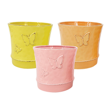Load image into Gallery viewer, Butterfly Relief Planter Assortment 4.5&quot;

