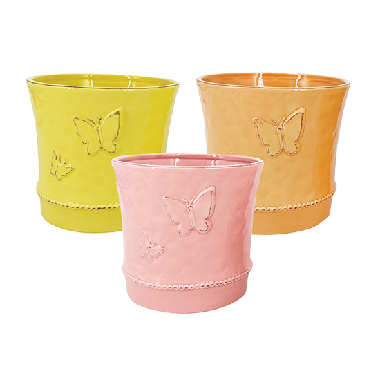 Butterfly Relief Planter Assortment 4.5