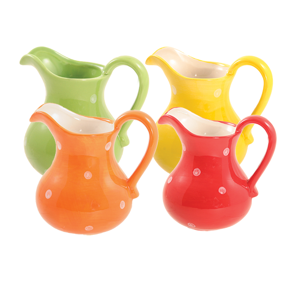 Polka Dot Pitcher....asst. colors