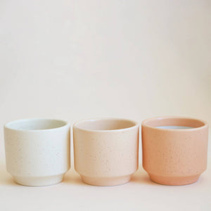 Parker Pot | Vanilla Speckle - 3"