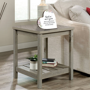 Until We Meet Again Heart Block Condolence Memorial Decor: White Distressed