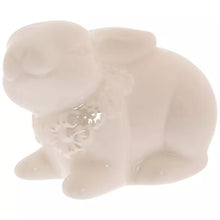 Load image into Gallery viewer, White Floral Bunny - assorted
