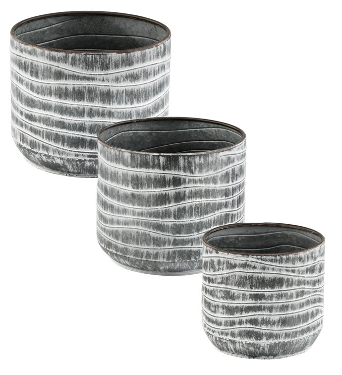 White Wash Pot Cover - Small