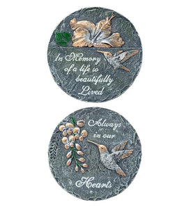 Hummingbird Sentiment Stepping Stone - assorted