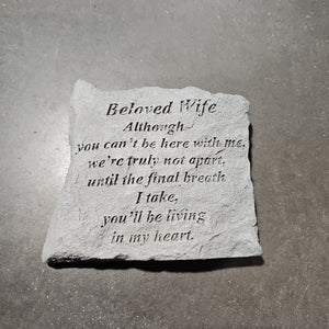 Small Memory Stone/Plaque