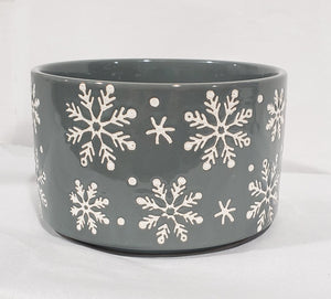 Snowflake Planter - Grey