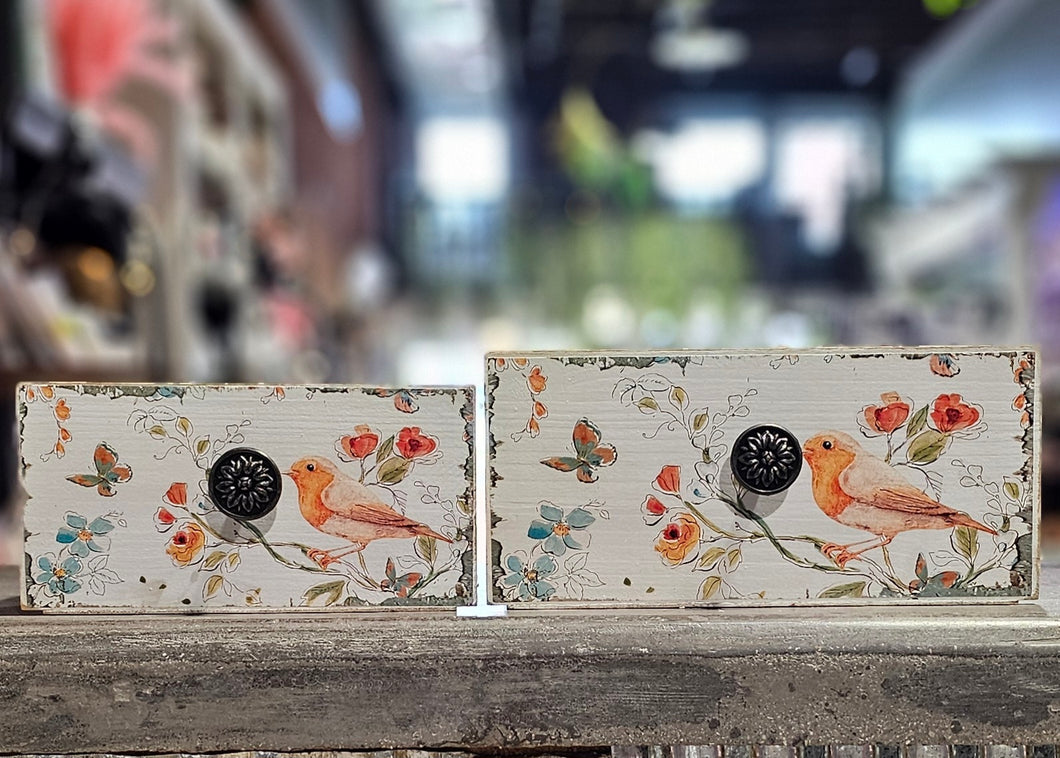 Drawer with Bird - Large