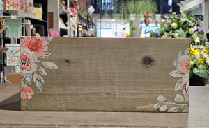 Wooden Floral Box - Medium