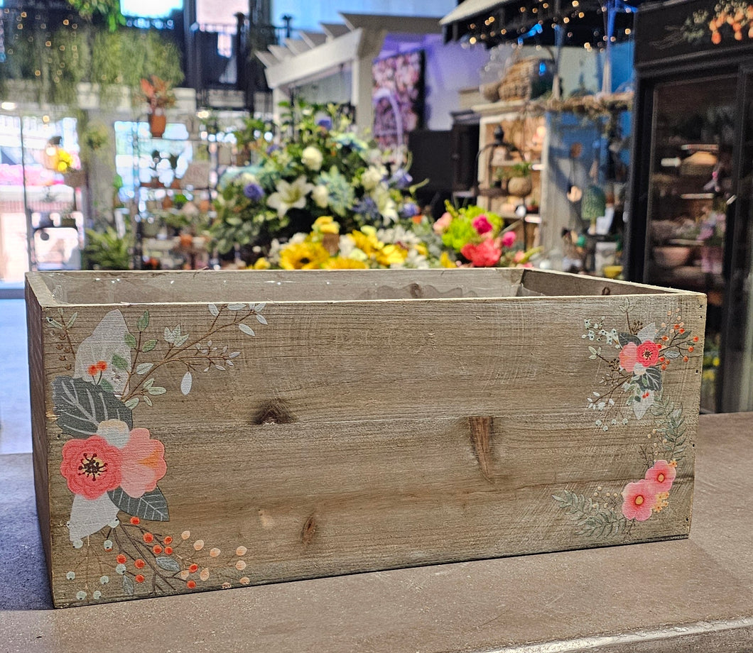 Wooden Floral Box - Large