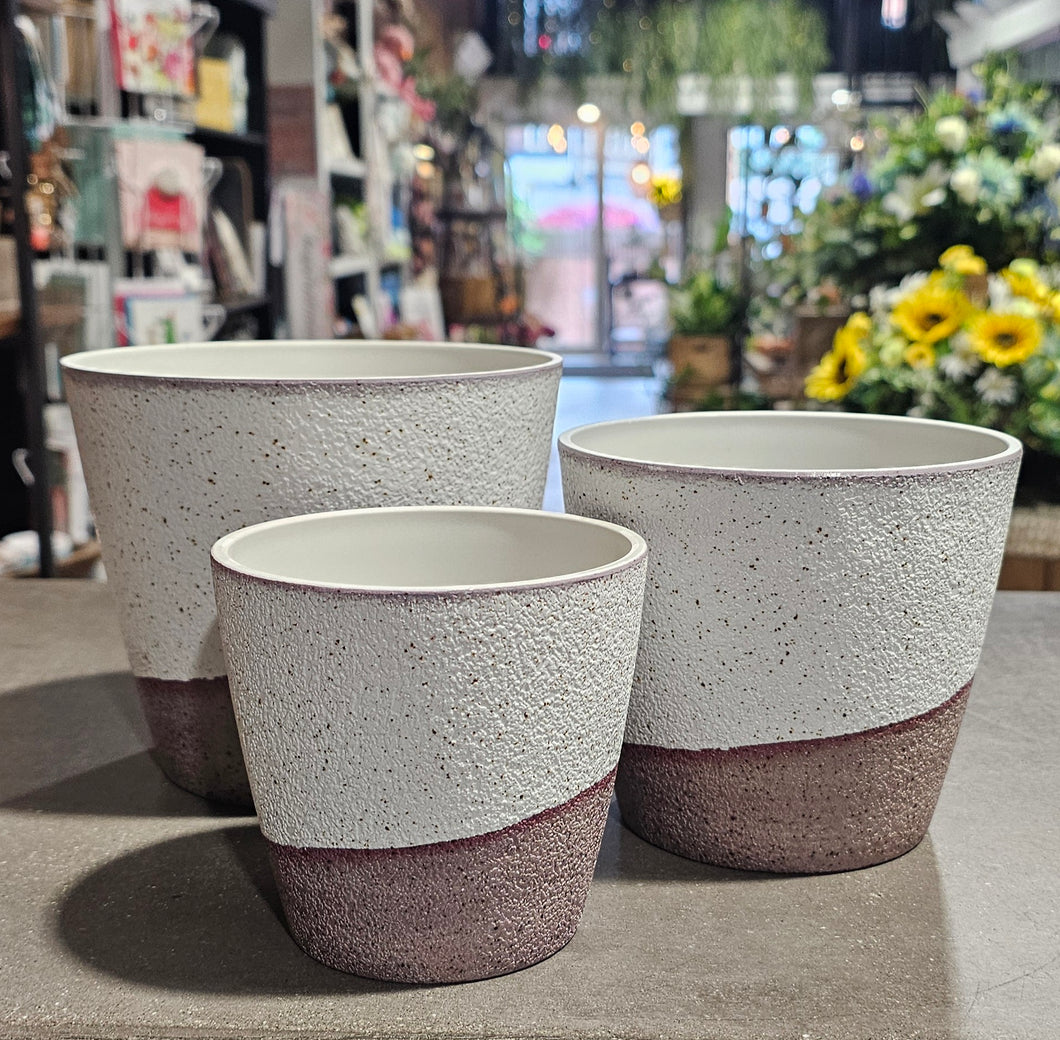 Polystone Round Planter - Large