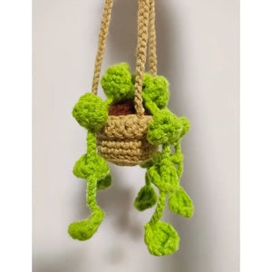 Mini Crochet Hanging Plant