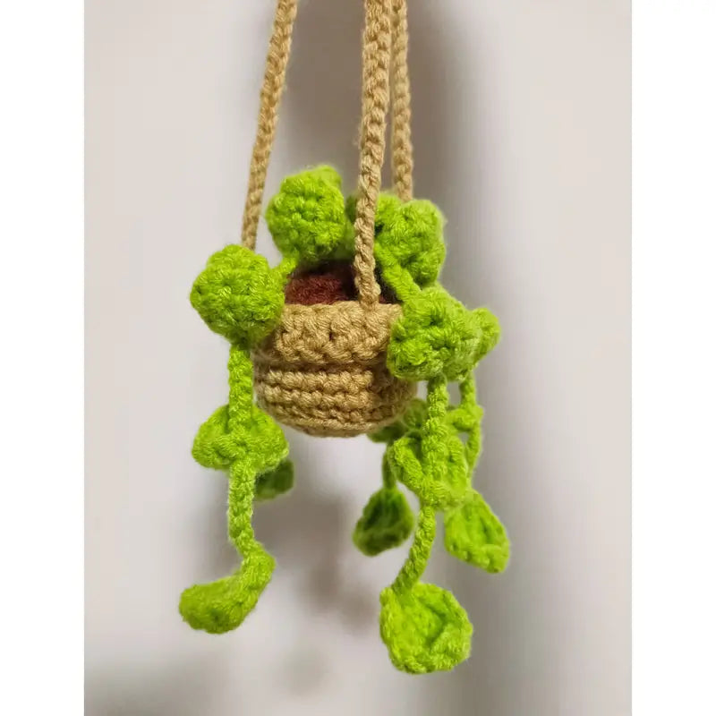 Mini Crochet Hanging Plant