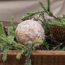 Load image into Gallery viewer, Sparkle Birch Ball Ornament - 3&quot;
