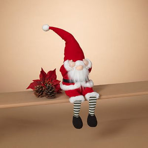 19.5" SANTA GNOME SHELF SITTER