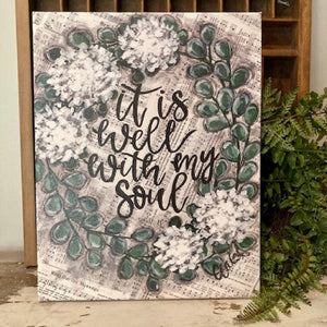It Is Well With My Soul, Canvas