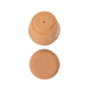 Floret Terracotta Planter w/Saucer