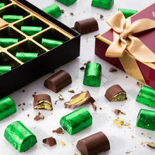 Load image into Gallery viewer, Viral Dubai Chocolate Gift Box with Gold Ribbon Wrapped
