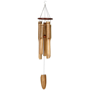 Ring Bamboo Chime - Large, Cocoa