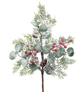 Glitter Frosted Eucalyptus Berry