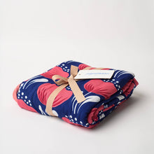 Load image into Gallery viewer, Pipermoon - Poppy Flower Adult Swaddle Oversized Blanket, Like a Hug
