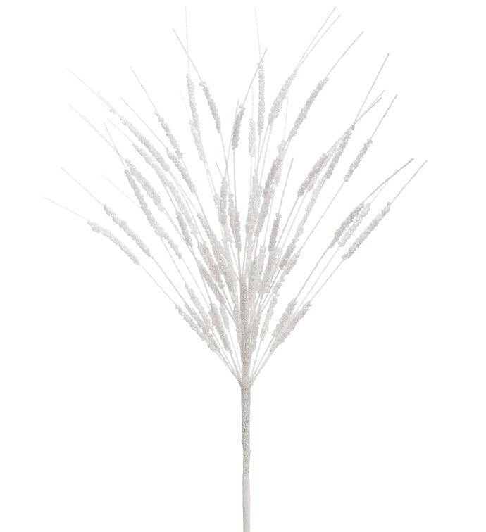 White Glitter Spray
