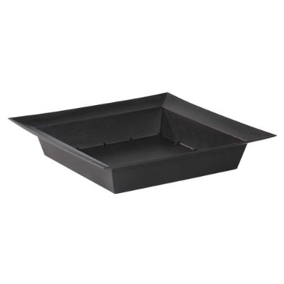LG. SQUARE BOWL BLACK