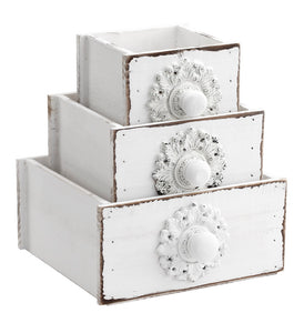 White Drawer Bow - Small