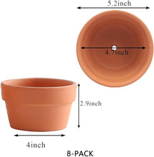 Load image into Gallery viewer, Terra Cotta Pot - 5&quot;

