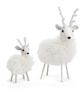 White Fluffy Deer - Small