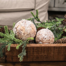 Load image into Gallery viewer, Sparkle Birch Ball Ornament - 3&quot;
