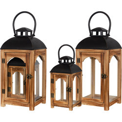 Lantern Brown Wood