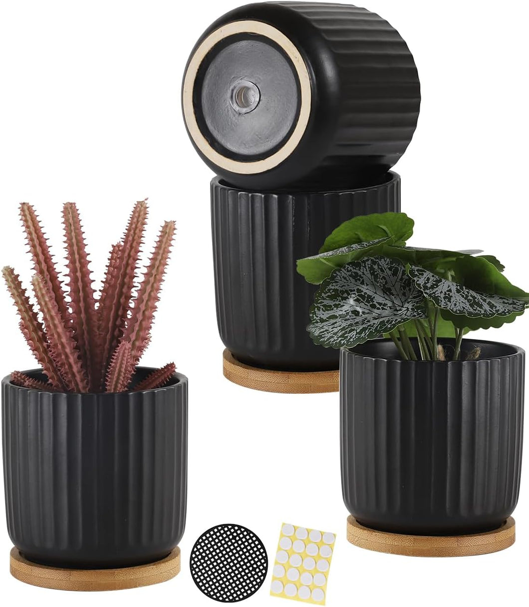 Black Modern Planter