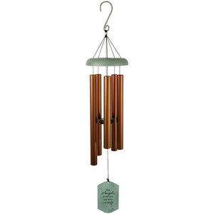 Patina Angels Guide You Windchime -38"