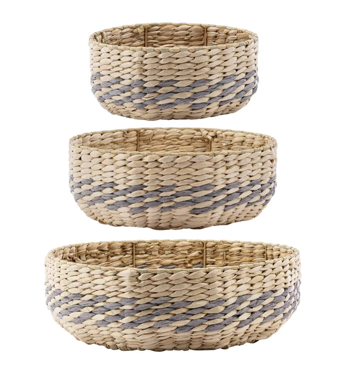 Gray Stripe Dishgarden - Large