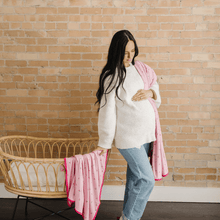 Load image into Gallery viewer, Cherry Swaddle Blanket: Adult (57" x 72")
