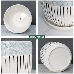 Ceramic Flower Pot - 4.2"