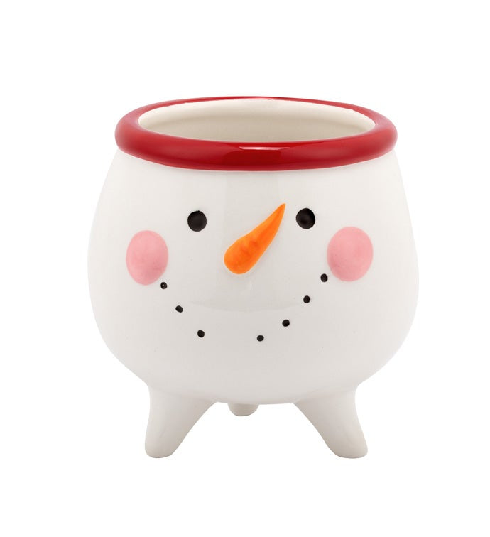 Snowman Tripod Planter