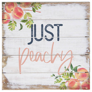 Just Peachy  - Perfect Pallet Petites: 6" x 6" x 1"